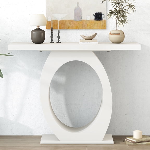 Modern Console | Contemporary Style for Home | MDF + Acacia Veneer Material | Solves Outdated Home Decor