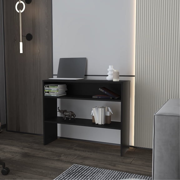 Modern Console Table | Used for Displaying Books in Study | Melamine Construction | Solves Lack of Display Space
