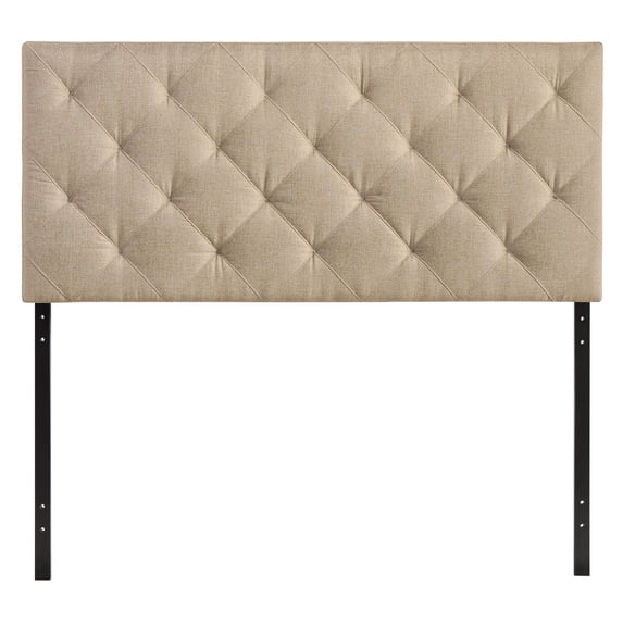 Modern Contemporary Bedroom Queen Headboard Beige