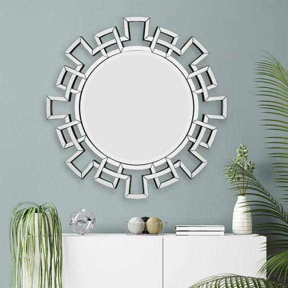 Modern & Contemporary Beveled Accent Wall Mirror