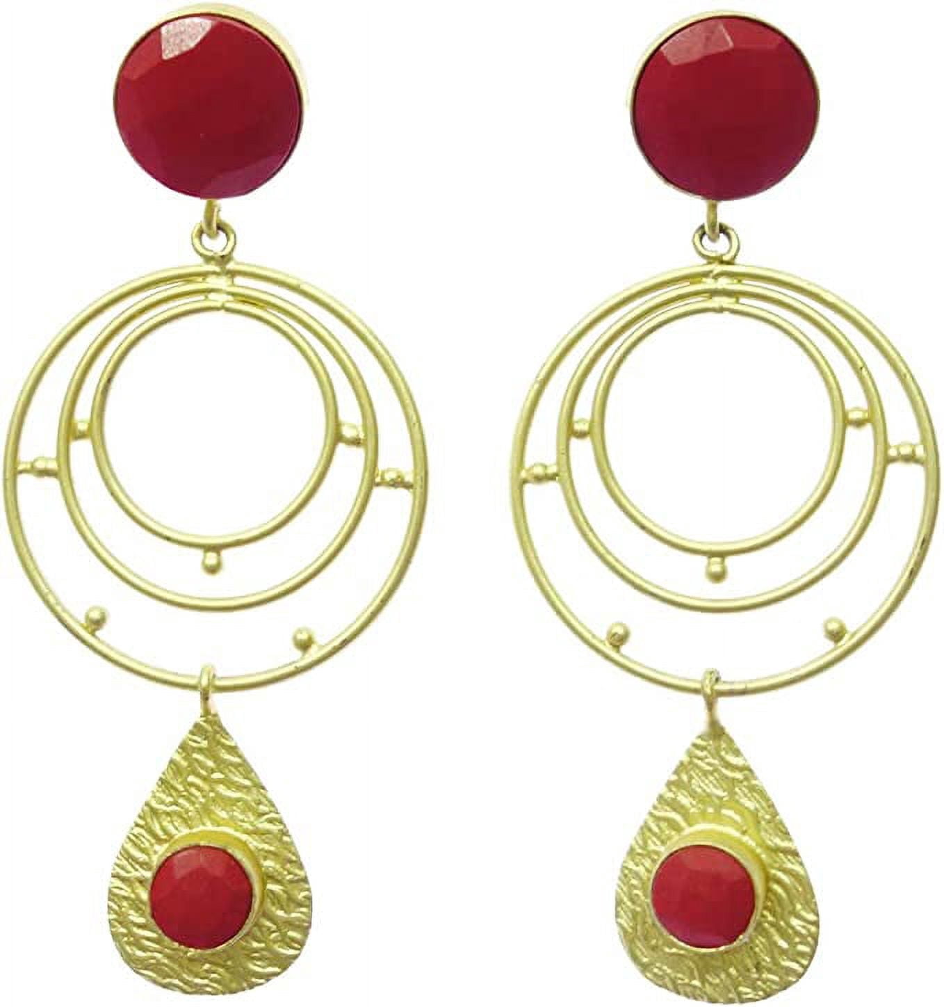 SPUNKYsoul Boho Dangle Earrings For Women - Vintage Multi-Metal Fashion Earrings