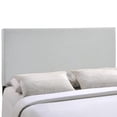 thumbnail image 1 of Modern Contemporary Full Size Upholstered Headboard, Grey Fabric, 1 of 4