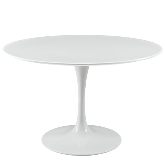 Modern Contemporary Kitchen 47Inches Dining Table White