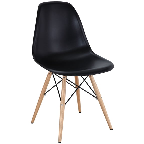 Modern Contemporary Kitchen Dining Side Chair Black
