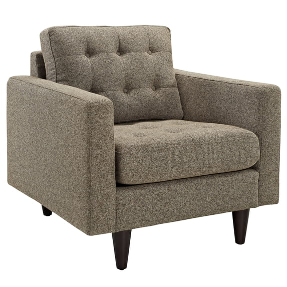 Modern Contemporary Living Room Upholstered Armchair Oatmeal