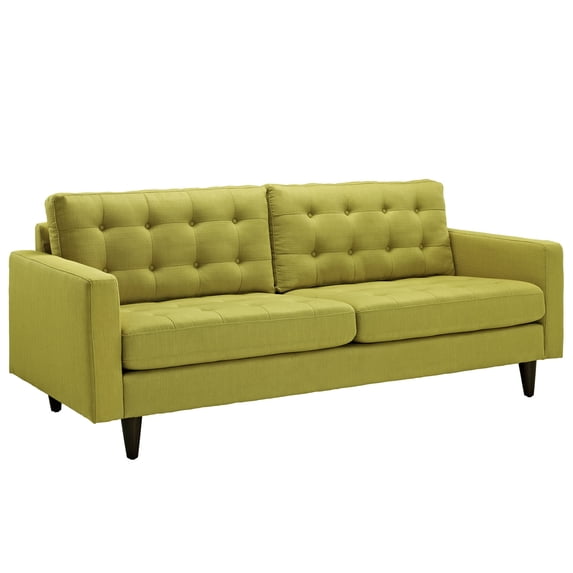 Modern Contemporary Living Room Upholstered Sofa Green