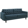 thumbnail image 1 of Modern Contemporary Living Room Upholstered Sofa Navy, 1 of 4