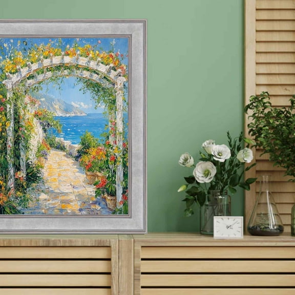 Modern Contemporary Silver Flat Picture Frame 30x40 frame