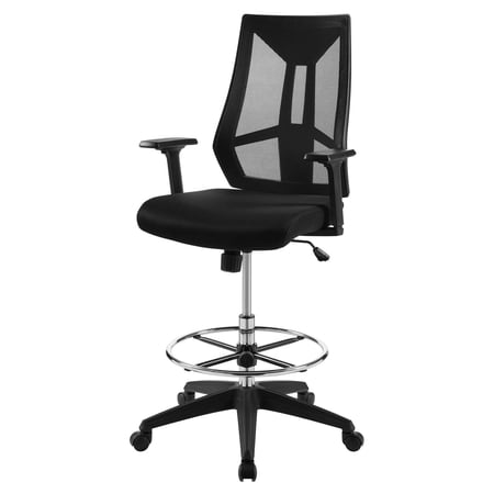 Modern Contemporary Urban Design Home Business Office Furniture Work Desk Chair, Fabric, Black