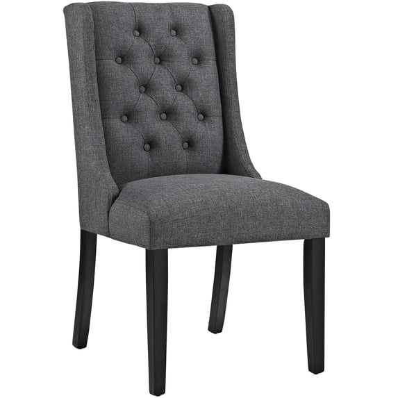 Modern Contemporary Urban Design Kitchen Room Dining Chair, Grey Gray, Fabric