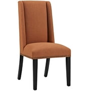 Modern Contemporary Urban Design Kitchen Room Dining Chair, Orange, Plastic