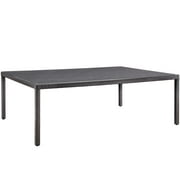 Modern Contemporary Urban Design Kitchen Room Dining Table, Brown, Rattan