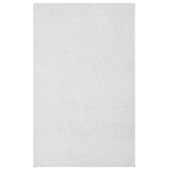 Modern Contemporary Urban Design Living Lounge Room Area Rug Runner Floor Carpet, Fabric, Ivory White