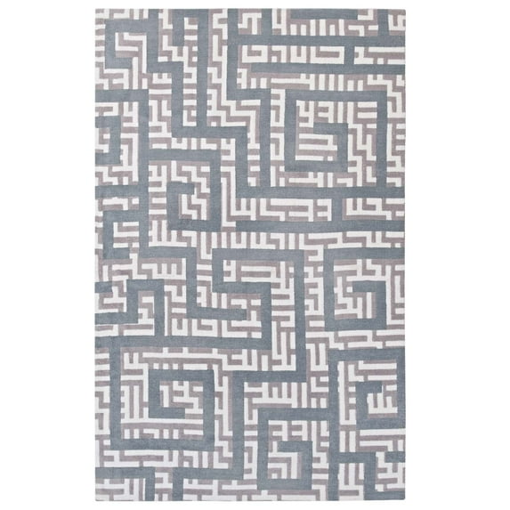 Modern Contemporary Urban Design Living Lounge Room Area Rug Runner Floor Carpet, Fabric, Multi Grey Gray
