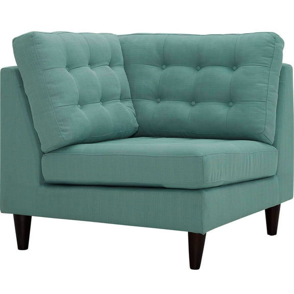 Modern Contemporary Urban Design Living Lounge Room Corner Sofa Chair, Blue, Fabric