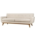 thumbnail image 1 of Modern Contemporary Urban Design Living Room Lounge Club Lobby Sofa, Fabric, Beige, 1 of 4