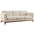 thumbnail image 1 of Modern Contemporary Urban Design Living Room Lounge Club Lobby Sofa, Fabric, Beige, 1 of 5
