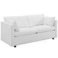 thumbnail image 1 of Modern Contemporary Urban Design Living Room Lounge Club Lobby Sofa, Fabric, White, 1 of 9