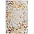 thumbnail image 1 of Modern Contemporary Urban Living Lounge Room, Indoor and Outdoor Area Rug Runner Floor Carpet, Distressed Vintage Style, Fabric, Multi Blue, 1 of 8