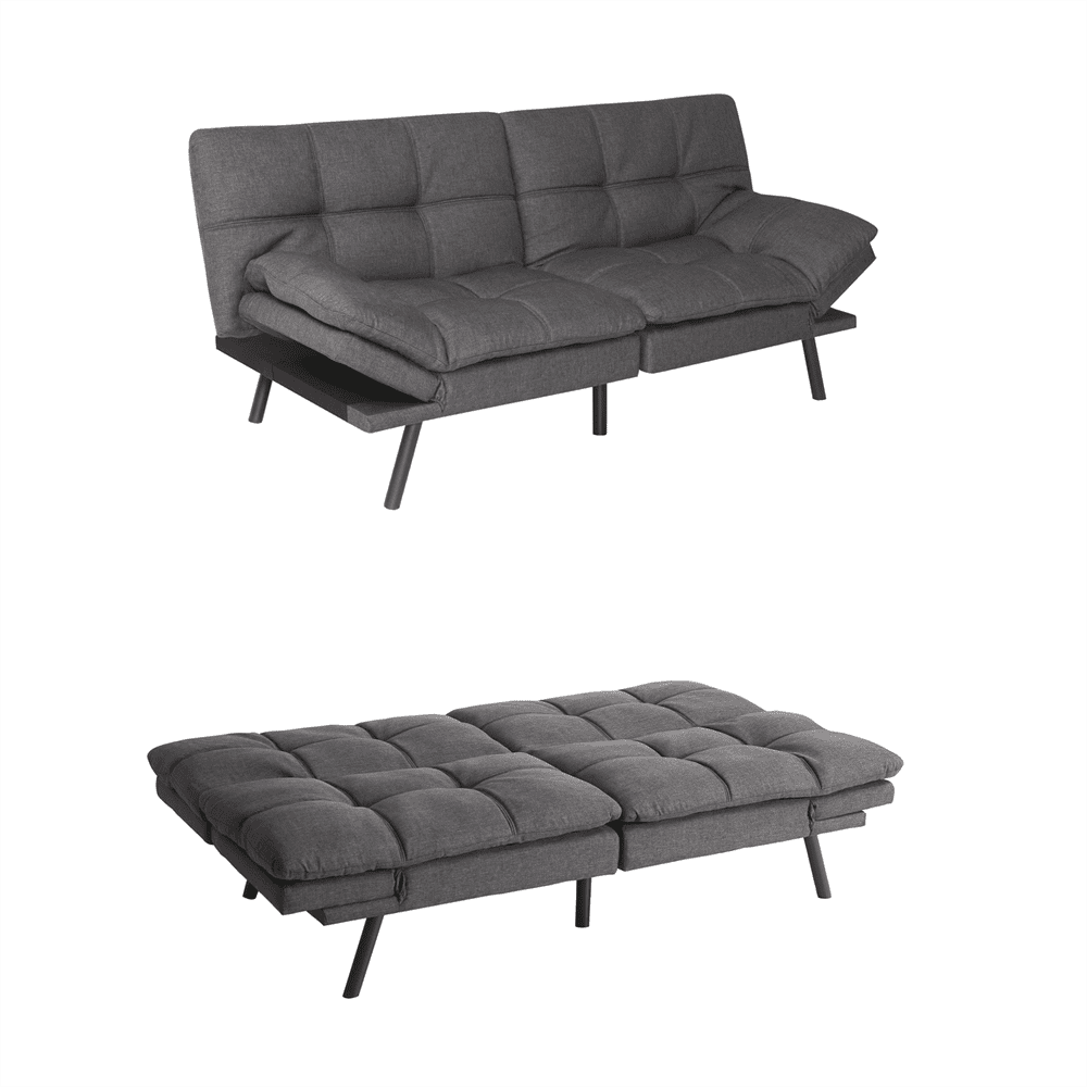 Modern Convertible Futon Couch Sofa Bed, Folding Sleeper Sofa Memory