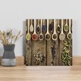 thumbnail image 1 of Modern Cooking Wall Art Painting on Canvas, Farmhouse Country Wooden Grain Canvas Art Home Prints Wall Art Framed Modern Artwork for Living Room Bedroom Wall Decor 12x12in, 1 of 9