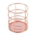 thumbnail image 1 of Modern Copper Rose Gold Wire Mesh Basket Storage Large Capacity Metal Basket, 1 of 2