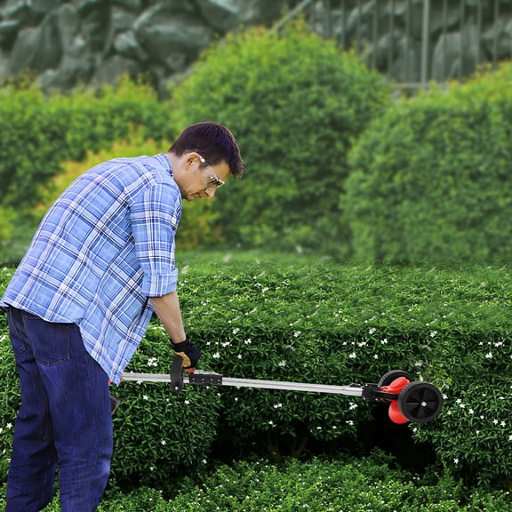 Modern Cordless Design Powerful Function Red and Black Cordless Electric Weed Trimmer for Houses, Backyards