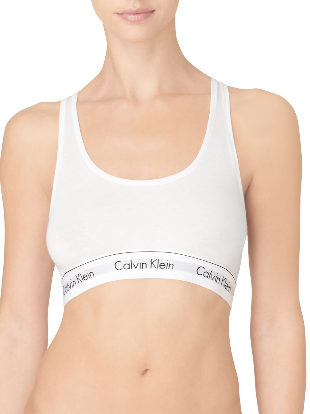 ブラジャー Women's Modern Cotton Racerback Bralette QF3785 Calvin Klein Modern Cotton Racerback Bralette - Walmart.com