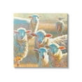 thumbnail image 1 of Modern Country Sheep Farm Animals Animals & Insects Painting Gallery Wrapped Canvas Print Wall Art, 1 of 7