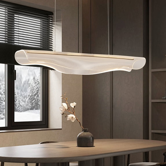 Modern Creative LED Pendant Light Gold Rustic Kitchen Island Chandelier Height Adjustable Industrial Light Fixture