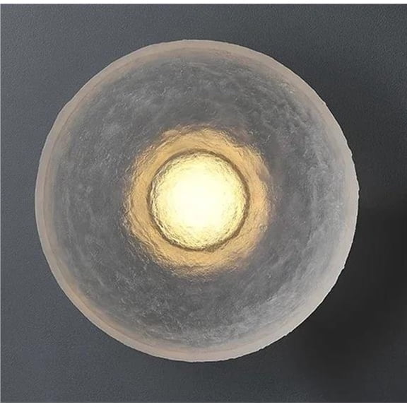 KUUHEE Modern Clear Resin Wall Lights