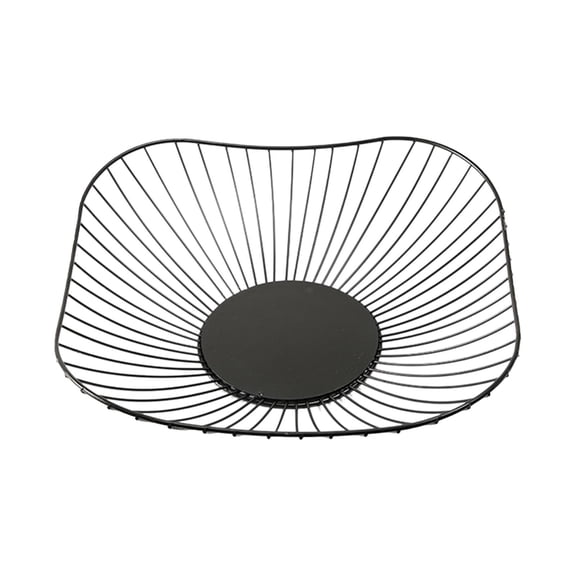 Modern Creative Single Tier Wire Stand, Decorative Bowl Basket Holder for Fruit Vegetables Bread Snacks