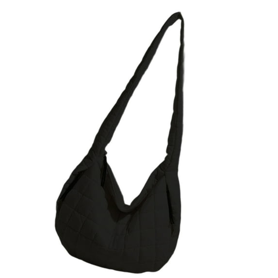 Modern Crinkle Design Bag Wear Resistant Nylon Shoulder Bag Various Carrying Option Spacious Work Travel Essential