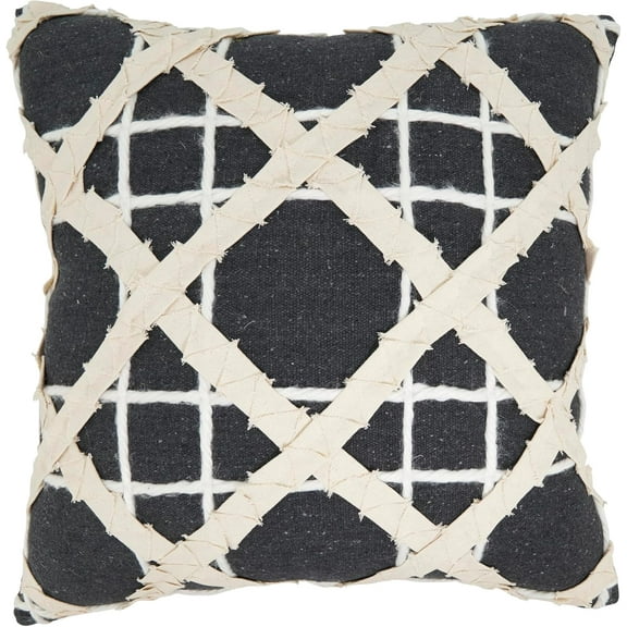 Modern Cross Hatch Poly Filled Pillow