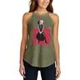 thumbnail image 1 of Modern Cruella Repeated - Juniors High Neck Tank Top, 1 of 4