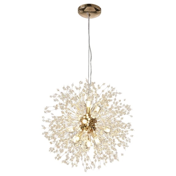 Modern Crystal Ceiling Lamp Chandelier Light Pendant Lighting Kitchen Island Golden