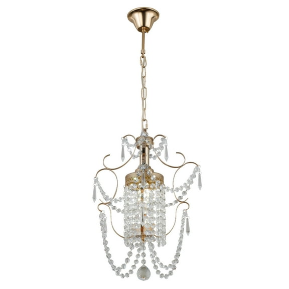 Modern Crystal Chandelier with Metal Frame, E26 Bulb Base, 40W Max, Adjustable Chain, Stylish Lighting Fixture for Home, Dining Room, and Hallway