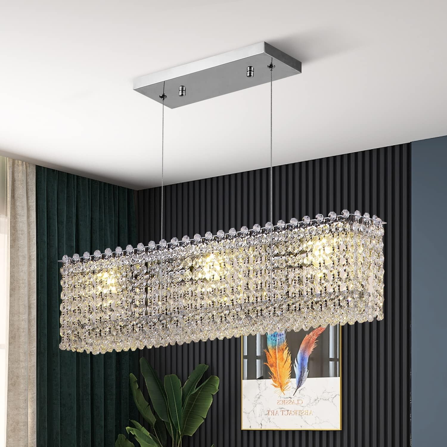 modern-crystal-chandeliers-for-dining-room-25-inch-rectangle