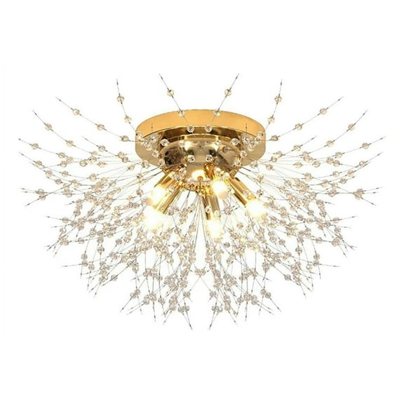 Modern Crystal Chandeliers,Firework Dandelion Chandelier Light Fixture Pendant Lighting