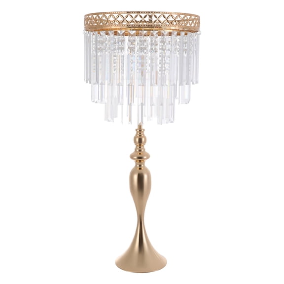 Modern Crystal Flower Stand for Weddings - Elegant Wedding Decoration, Flower Holder for Centerpieces, Aisle Decor, and Reception Displays