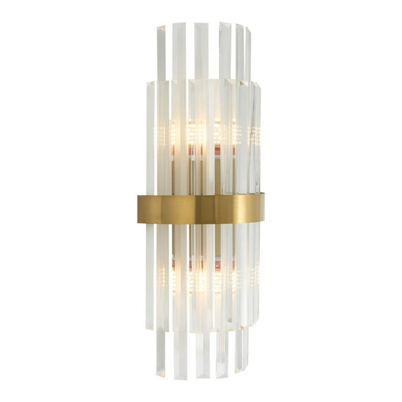 Modern Crystal Wall Sconce Lamp Golden Wall Light Luxury Indoor Hallway Wall Lamp Fixture