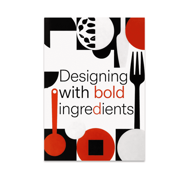 Modern Culinary Wall Art - Food Design Enthusiast - 13x19 Poster Print