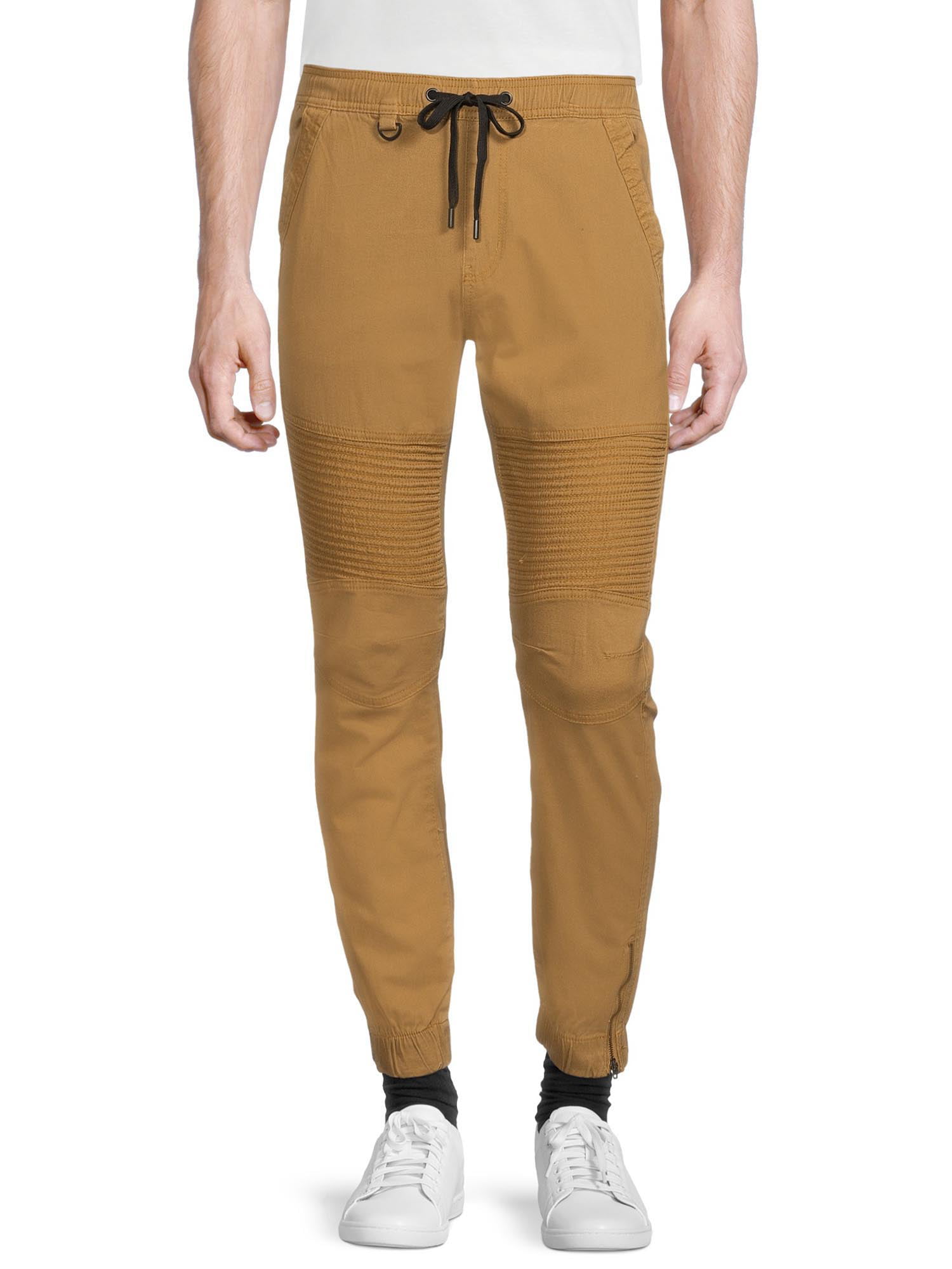 Pacific & Park Tobacco Core Twill Slim Fit Jogger Pants, US Medium Browns  at  Men's Clothing store