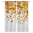 thumbnail image 1 of Modern Curtains for Living Room Leaves Autumn Orange Yellow Bedroom Kitchen Curtain Home Decoration Window Dra, 1 of 5