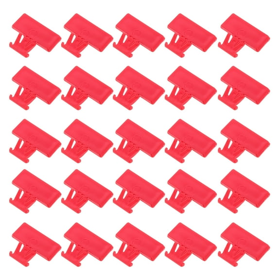 FONDOTIN Card Box Security Lock Red Plastic Pencil Case 300-Pcs For Travel