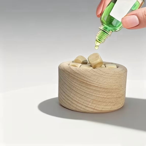 Modern Cylinder Square Essential Oil Diffuser for Car, Home Office Desk