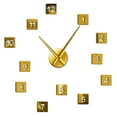 thumbnail image 1 of DIY Acrylic Mirror Effect Wall Clock 3D Big Size Wall Clocks Living Room Home Decor(Gold,37inch), 1 of 7
