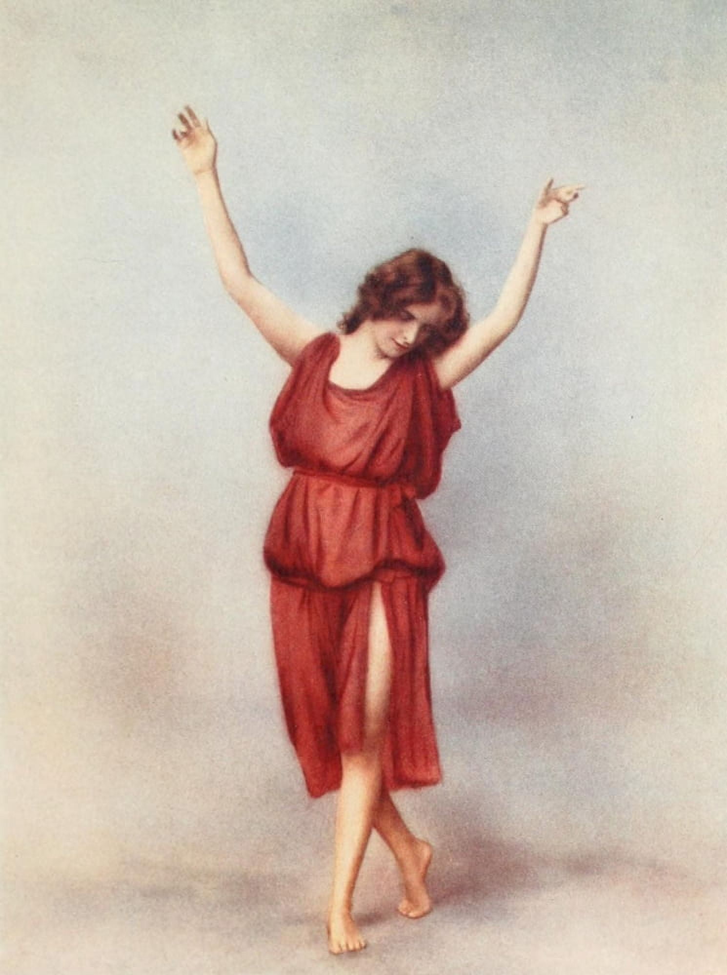 Modern Dancing & Dancers 1912 Maud Allan Canvas Art - Unknown (24 x 36)