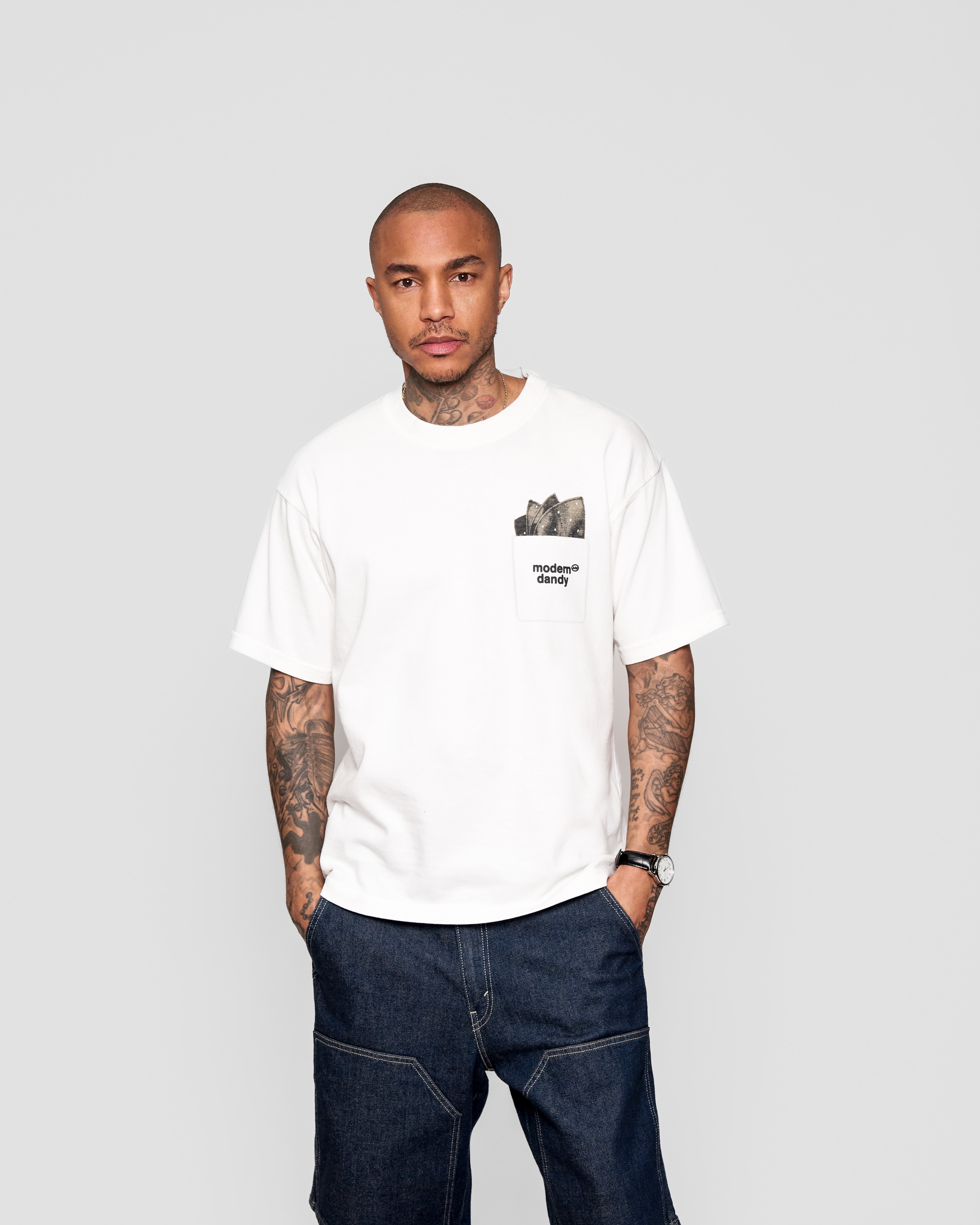 Modern Dandy Handkerchief Graphic Tee Shirt, Men's Sizes XS-3XL