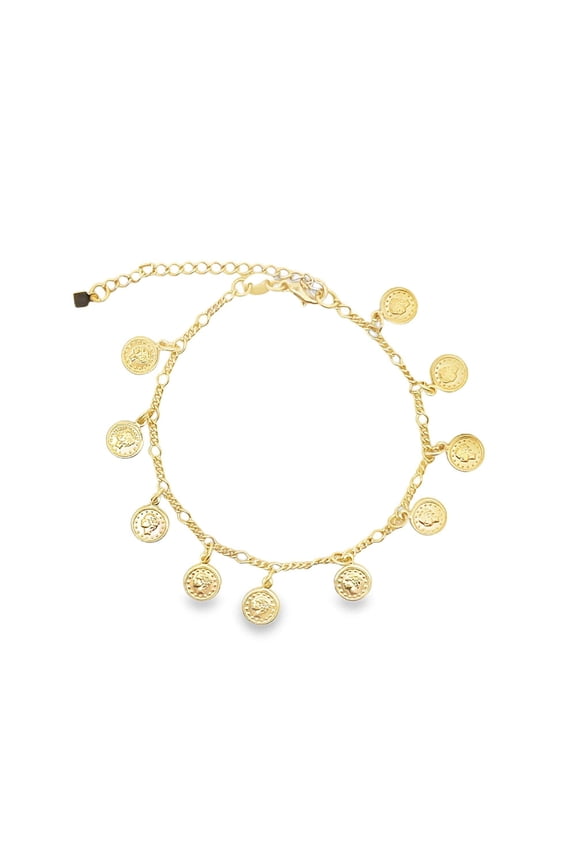 Modern Dangle Coins Bracelet
